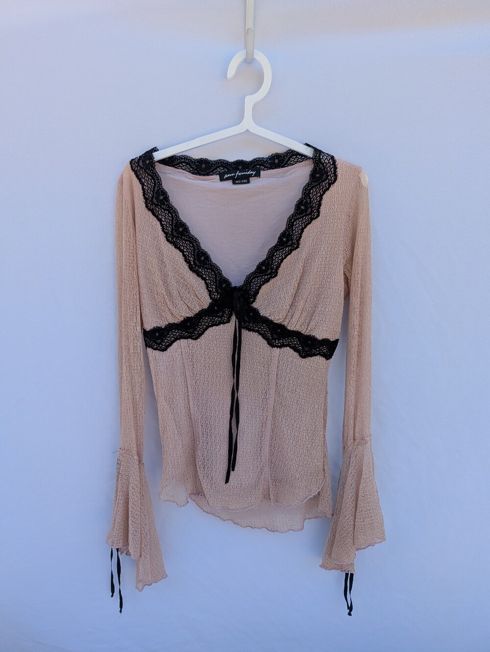 Vintage Ann Ferriday Lace Top